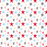 Abstract background with chaotic stars pattern png