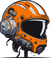 astronauta casco en punk estilo con ai generativo png