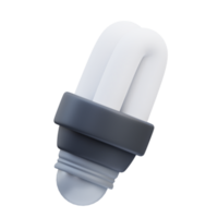 3d render illustration of bulb icon, Home ware themed, household items png