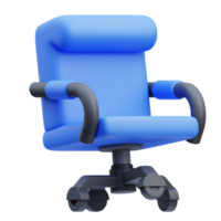 3d render illustration of arm chair icon, Home ware themed, household items png