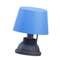 3d render illustration of table lamp icon, Home ware themed, household items png