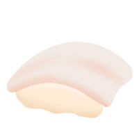 hand- getrokken sushi illustratie png