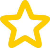 star illustrations, single star png