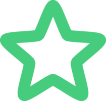 Star Illustrationen, Single Star png