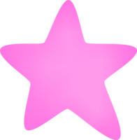 Star Illustrationen, Single Star png