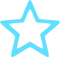 Star Illustrationen, Single Star png