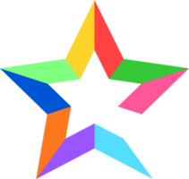 Star Illustrationen, Single Star png