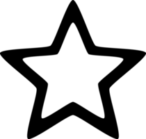 Star Illustrationen, Single Star png