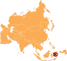 timor leste carte dans Asie, Icônes montrant timor leste emplacement et drapeaux. png