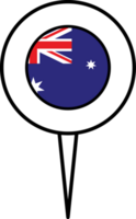 Australie drapeau épingle emplacement icône. png