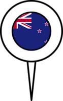 Neu Neuseeland Flagge Stift Ort Symbol. png