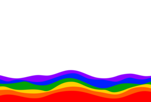 arco iris vistoso curva blanco antecedentes png