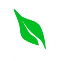 Green leaf icon png