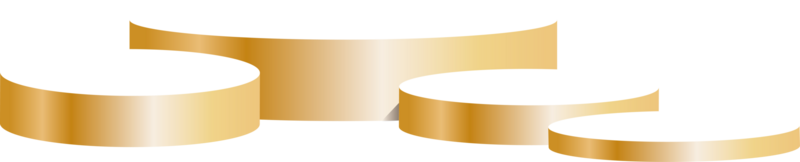 golden Podium oder Vitrine zu Platz Produkte isolieren auf png oder transparent Hintergrund zum Neu Produkt, Förderung, Werbung. golden Kreis Sockel, Säule oder Anzeige Bühne. png.