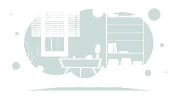 Room in a simple style. Background for your scene. illustration. vector