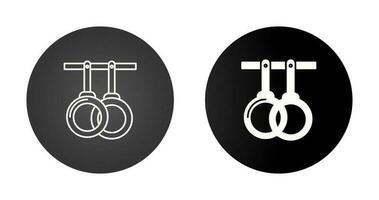 Gym Rings Vector Icon