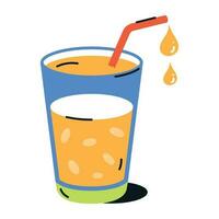 Drinks Flat Icons vector