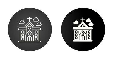 icono de vector de iglesia