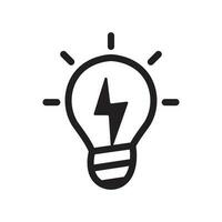 bulb icon design vector template