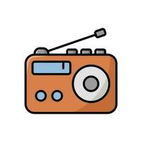 radio icon vector design template simple and modern