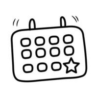 Event Date vector outline Icon Design illustration. Banking and Finance Symbol on White background EPS 10 File