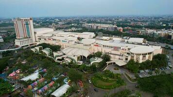 Aerial view of Residential environment at Summarecon Bekasi when sunset. One of the largest housing in bekasi. Bekasi, Indonesia, September 30, 2022 photo