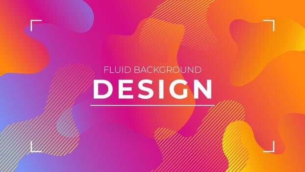 Fluid colorful background design. Liquid gradient shapes composition. Vector layout for websites, banners, presentations, posters and invitations.