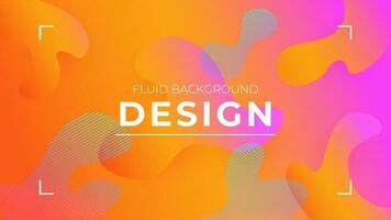 Fluid colorful background design. Liquid gradient shapes composition. Vector layout for websites, banners, presentations, posters and invitations.