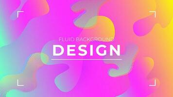 Fluid colorful background design. Liquid gradient shapes composition. Vector layout for websites, banners, presentations, posters and invitations.