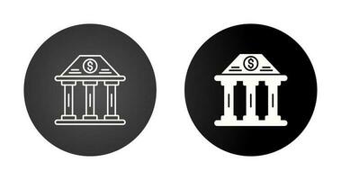 Bank Building Vector Icon