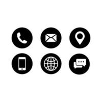Telephone icon, Simple contact us icons set. Universal contact us icons to use for web and mobile UI, set of basic contact us elements. Web communication icon set vector