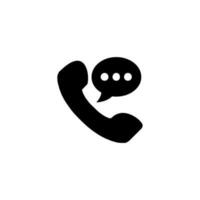 Telephone icon, Simple contact us icons set. Universal contact us icons to use for web and mobile UI, set of basic contact us elements. Web communication icon set vector