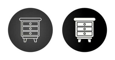 Chest Of Drawers Vector Icon