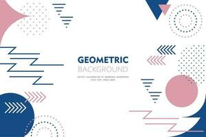 Vector illustration of geometric background with copy space area