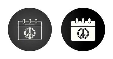 Peace Calendar Vector Icon