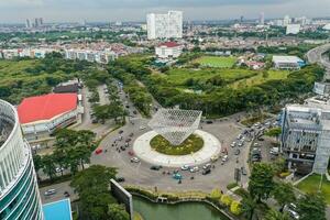 Summarecon Bekasi is an icon of the modern city of Bekasi. Summarecon has housing and shopping centers. Bekasi, Indonesia, January 23, 2023 photo