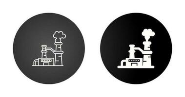 Nuclear Plant Vector Icon