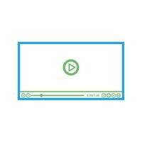 Video Player Vector Icon