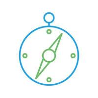 Directional Compass Vector Icon