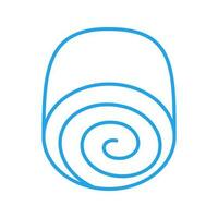 Swiss roll Vector Icon