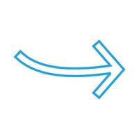 Arrow Pointing Right Vector Icon