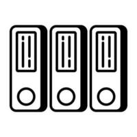 A premium download icon of binders vector