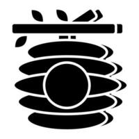 Perfect design icon of beehive vector