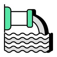 Premium download icon of wastewater vector