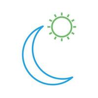 Sun and Planets Vector Icon