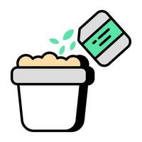 Perfect design icon of pouring seeds vector