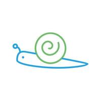 icono de vector de caracol