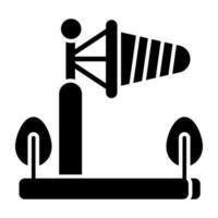 Premium download icon of windsock vector