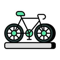 Vector design of cycle, flat icon