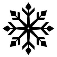 Snowflake vector icon Xmas December decoration